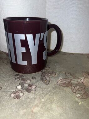 Brand Hershey's Maroon Ceramic Coffee Mug